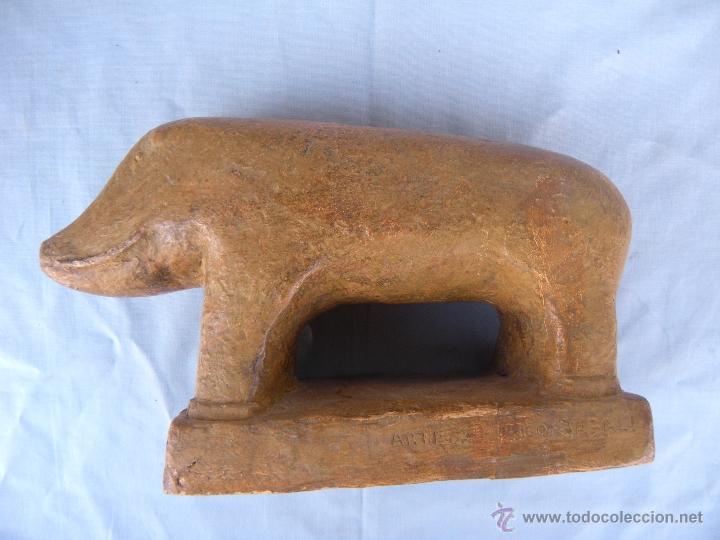 Antig&uuml;edades: FIGURA DE BARRO CON FORMA DE ANIMAL - Foto 1