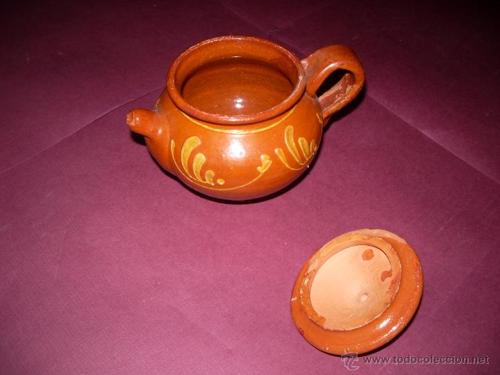 Antig&uuml;edades: JARR&Oacute;N DE CERAMICA CON TAPADERA - Foto 1