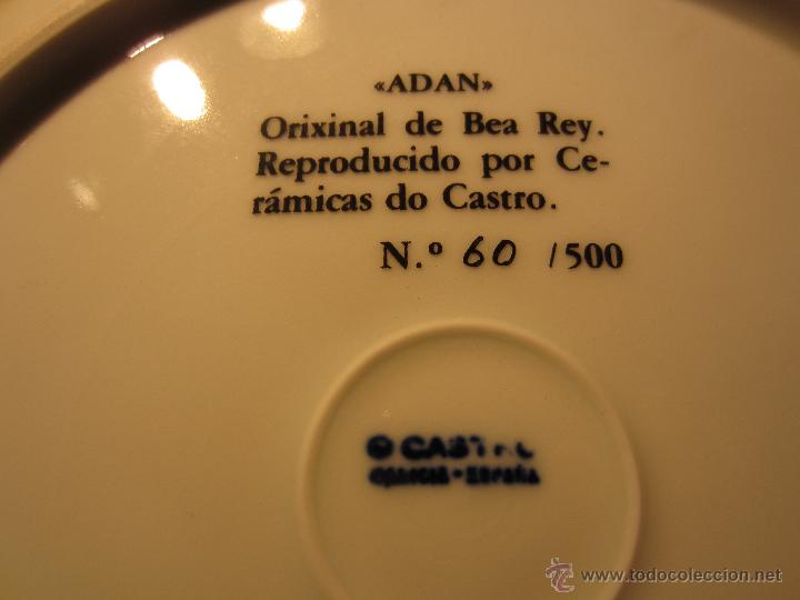 Antig&uuml;edades: plato sargadelos adan edicion limitada - Foto 3