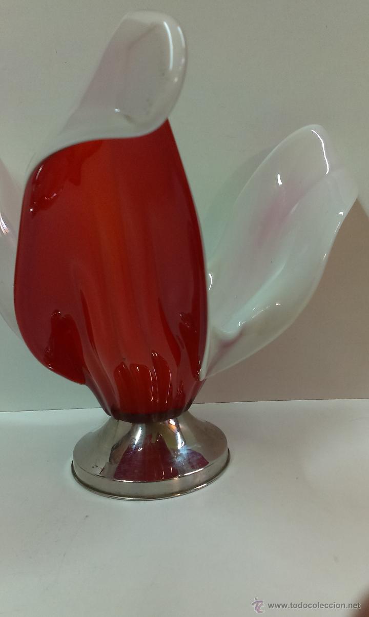 Antig&uuml;edades: JARRON DE CENTRO MESA EN CRISTAL DE MURANO - Foto 9