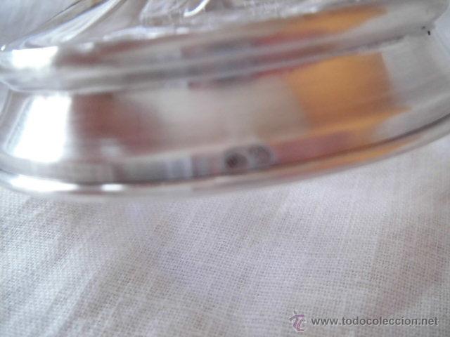 Antig&uuml;edades: ORIGINAL COMPOTERA DE CRISTAL TALLADO Y BASE DE PLATA - Foto 12
