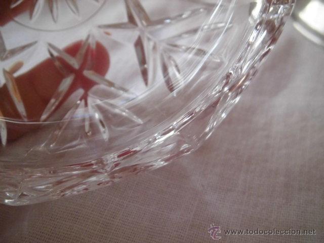 Antig&uuml;edades: ORIGINAL COMPOTERA DE CRISTAL TALLADO Y BASE DE PLATA - Foto 16