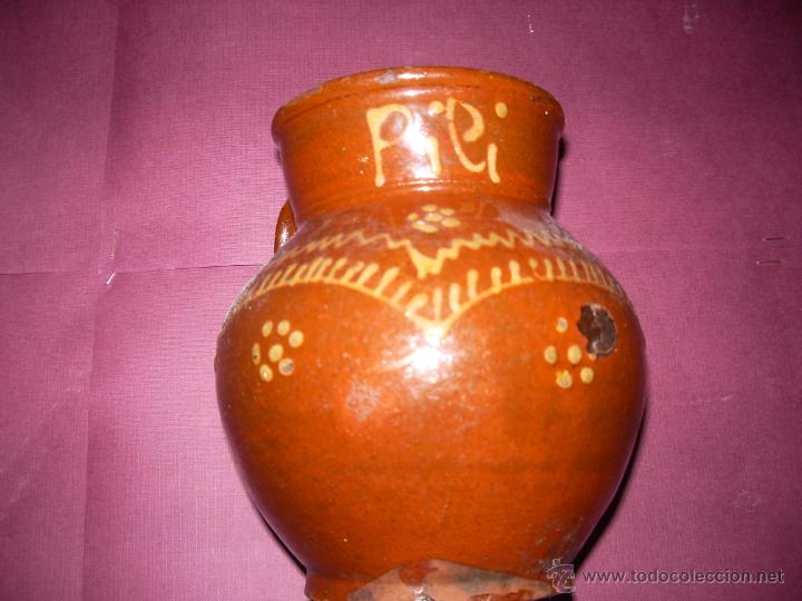 Antig&uuml;edades: ANTIGUO PUCHERO DE BARRO - Foto 2