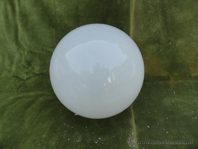 Antig&uuml;edades: APLIQUE DE PARED CON GLOBO BLANCO. - Foto 2