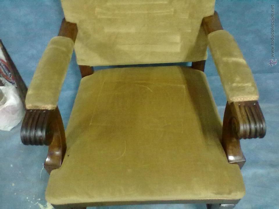 Antig&uuml;edades: SILLON LUIS XIV NOGAL ESPA&Ntilde;OL - Foto 2