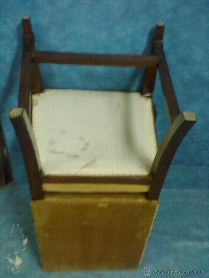 Antig&uuml;edades: SILLON LUIS XIV NOGAL ESPA&Ntilde;OL - Foto 5