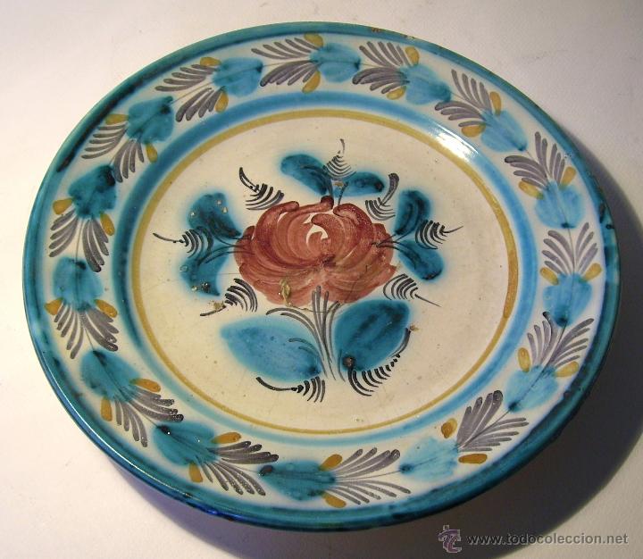 Antig&uuml;edades: PLATO CERAMICA DE TALAVERA - Foto 1