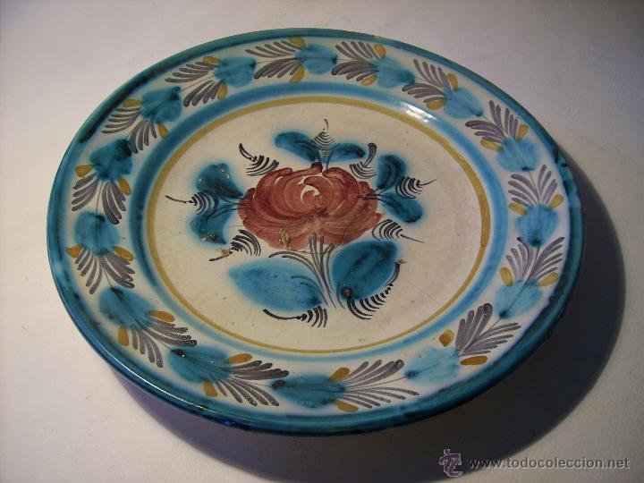 Antig&uuml;edades: PLATO CERAMICA DE TALAVERA - Foto 5
