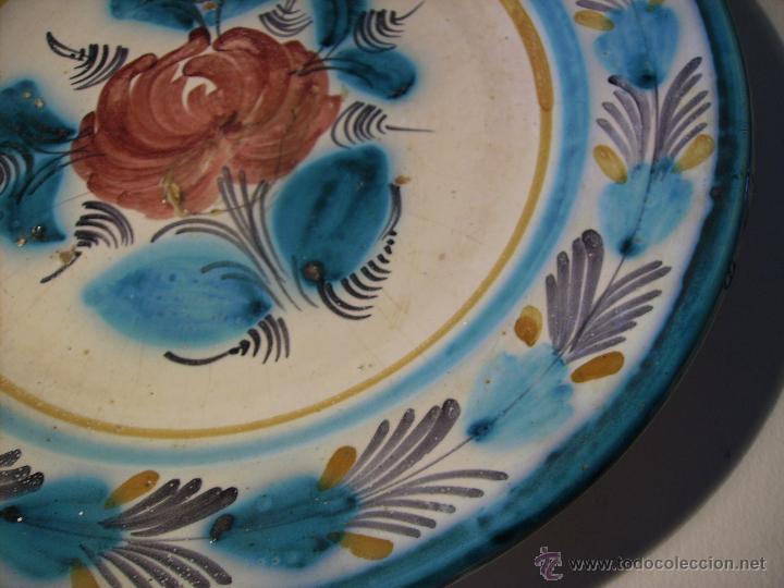 Antig&uuml;edades: PLATO CERAMICA DE TALAVERA - Foto 8