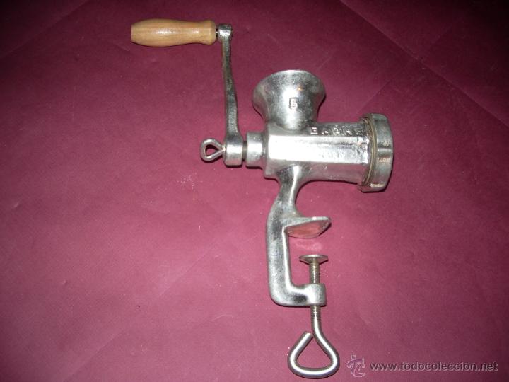 Antig&uuml;edades: ANTIGUA PICADORA DE CARNE - Foto 2