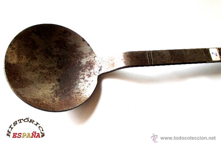 Antig&uuml;edades: BADILA DE FORJA 31,5 CM DE LARGO - Foto 2