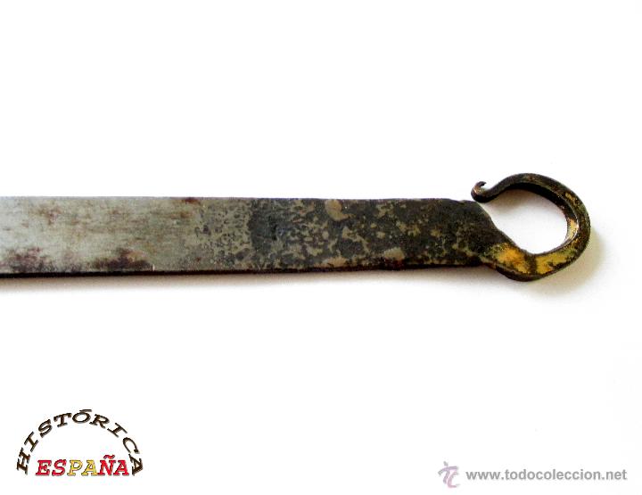 Antig&uuml;edades: BADILA DE FORJA 31,5 CM DE LARGO - Foto 5