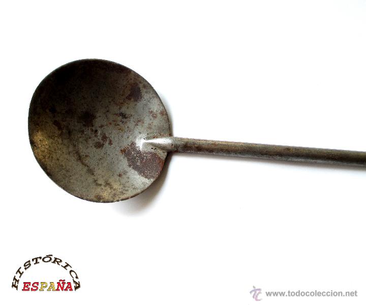 Antig&uuml;edades: BADILA DE FORJA 35 CM DE LARGO - Foto 2
