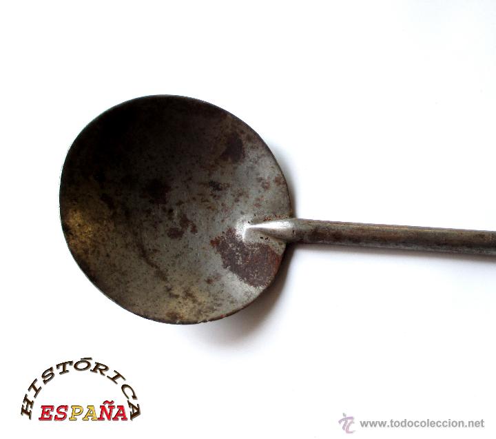 Antig&uuml;edades: BADILA DE FORJA 35 CM DE LARGO - Foto 3