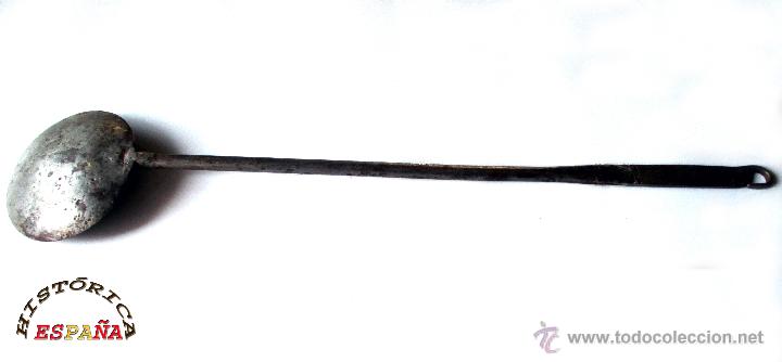 Antig&uuml;edades: BADILA DE FORJA 35 CM DE LARGO - Foto 7