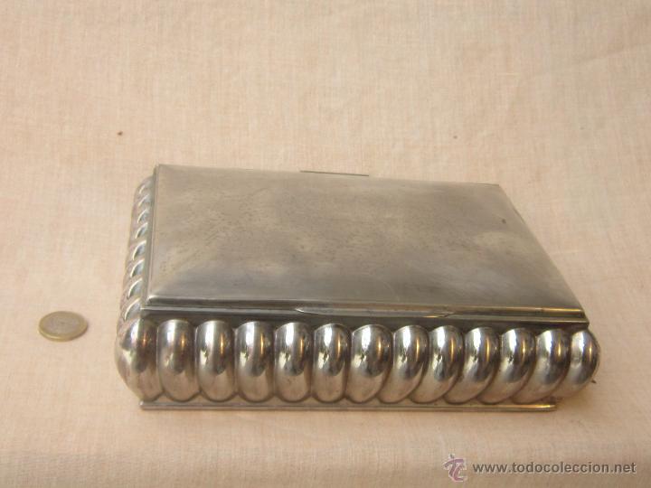Antig&uuml;edades: CAJA JOYERO PLATEADO - Foto 1