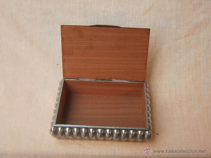 Antig&uuml;edades: CAJA JOYERO PLATEADO - Foto 6
