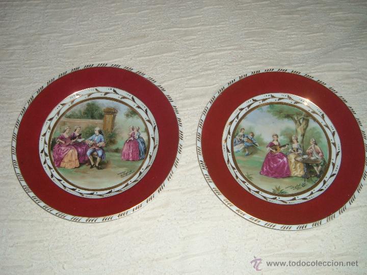 Antig&uuml;edades: Pareja de platos - Foto 1