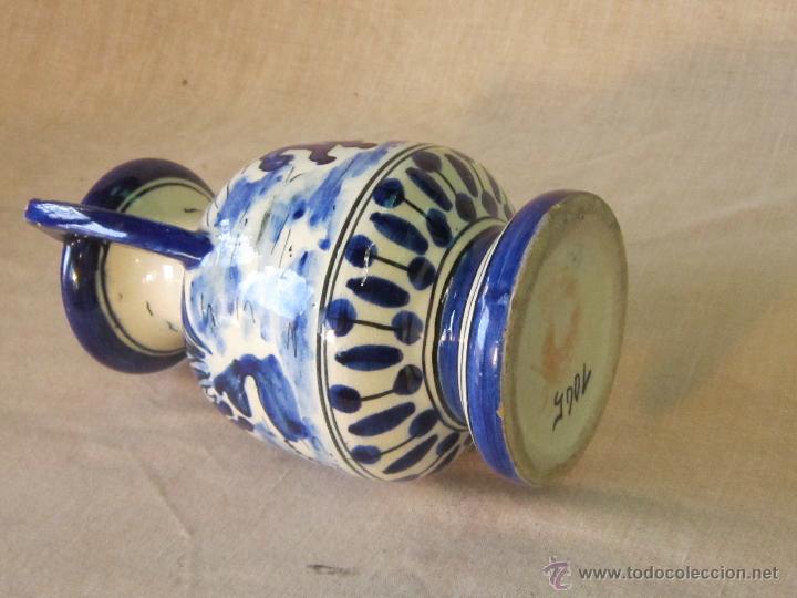 Antig&uuml;edades: JARRON ANTIGUO EN CERAMICA DE MANISES - Foto 5