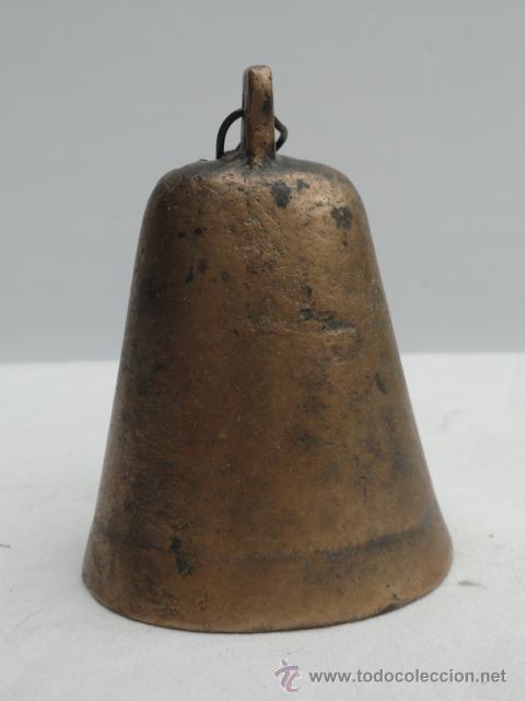 Antig&uuml;edades: ANTIGUA CAMPANA DE BRONCE. - Foto 1