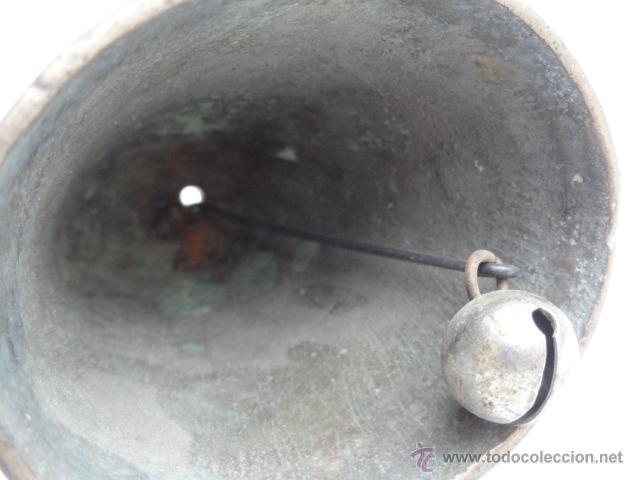 Antig&uuml;edades: ANTIGUA CAMPANA DE BRONCE. - Foto 4