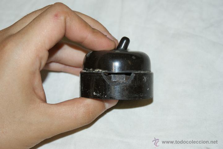 Antig&uuml;edades: antiguo interruptor baquelita - Foto 3