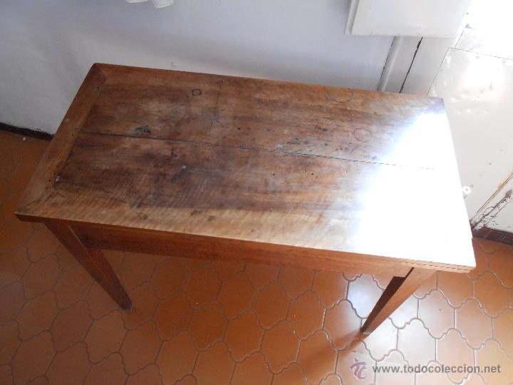 Antig&uuml;edades: MESA de libro - madera de Haya- finales de 1800- - Foto 2
