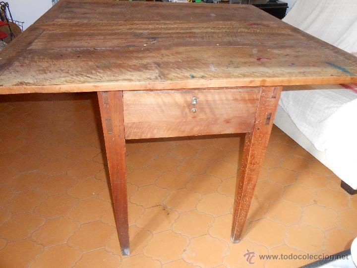 Antig&uuml;edades: MESA de libro - madera de Haya- finales de 1800- - Foto 3