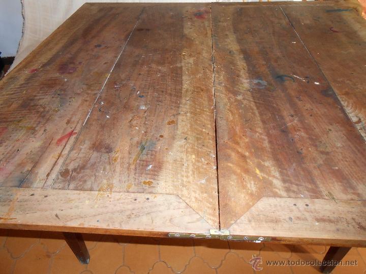 Antig&uuml;edades: MESA de libro - madera de Haya- finales de 1800- - Foto 4