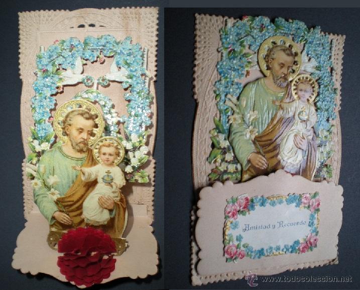 Antiquit&auml;ten: 0780M - SAN JOS&Eacute; -ANTIGUA POSTAL TROQUELADA- CALADA -CON MECANISMO DESLIZANTE - DATA DE 1914