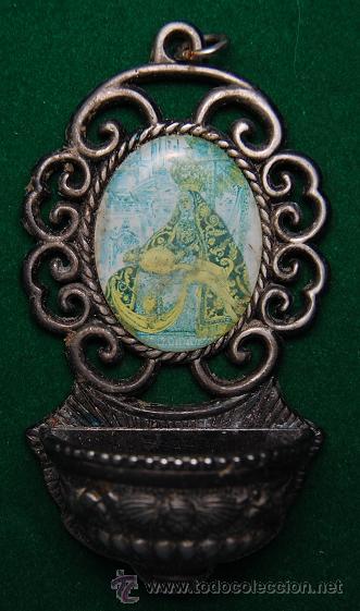 Antig&uuml;edades: BENDITERA VIRGEN DE LAS ANGUSTIAS GRANADA (02) - Foto 1