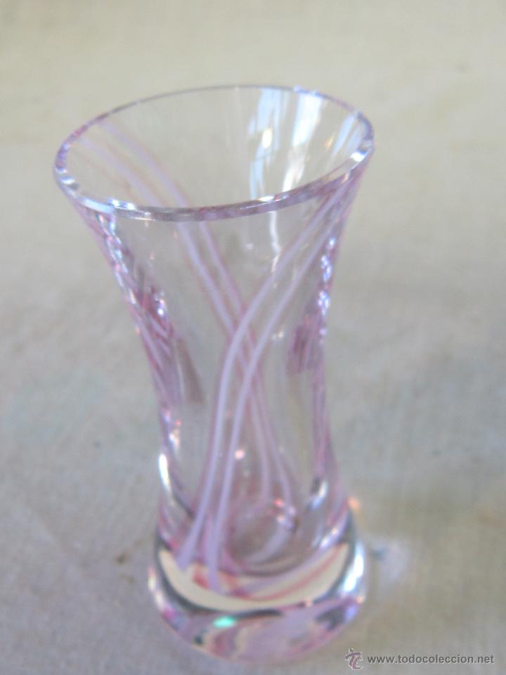Antig&uuml;edades: VIOLETERO EN CRISTAL DE MURANO - Foto 3