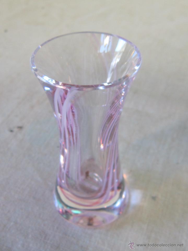Antig&uuml;edades: VIOLETERO EN CRISTAL DE MURANO - Foto 6