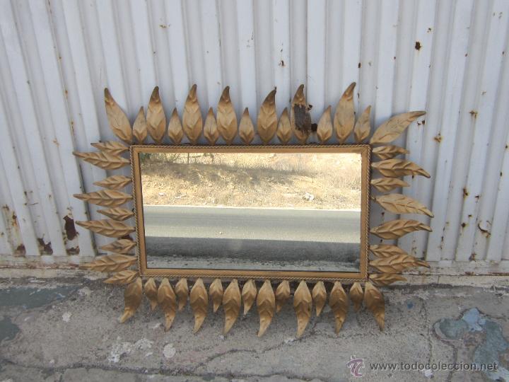 Antig&uuml;edades: espejo en metal - Foto 3