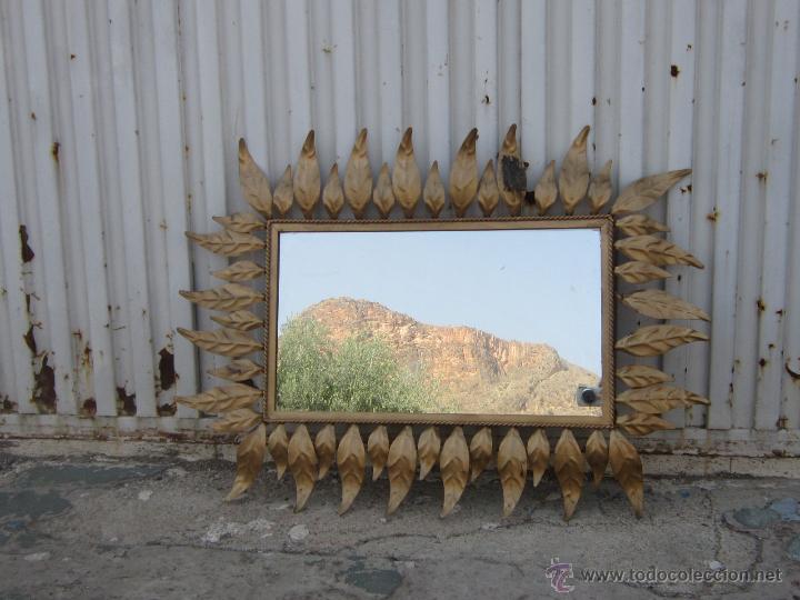 Antig&uuml;edades: espejo en metal - Foto 4