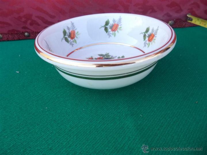 Antig&uuml;edades: cuenco de porcelana de los a&ntilde;os 40 - Foto 1