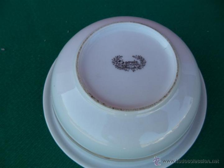 Antig&uuml;edades: cuenco de porcelana de los a&ntilde;os 40 - Foto 3