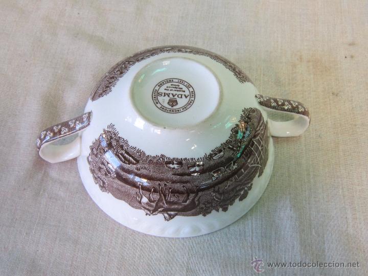 Antig&uuml;edades: CUENCO CON ASAS DE PORCELANA INGLESA - Foto 2