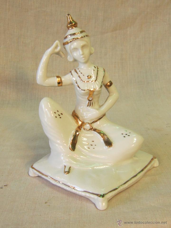 Antig&uuml;edades: BAILARINA INDU DE PORCELANA - Foto 1