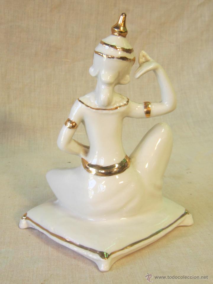 Antig&uuml;edades: BAILARINA INDU DE PORCELANA - Foto 3