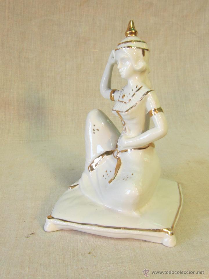 Antig&uuml;edades: BAILARINA INDU DE PORCELANA - Foto 4