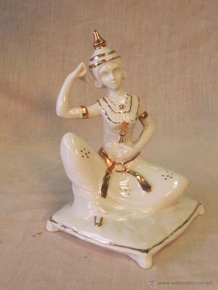 Antig&uuml;edades: BAILARINA INDU DE PORCELANA - Foto 6