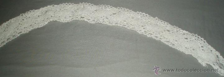 Antig&uuml;edades: puntilla de bolillos medida 2,80 cms - Foto 1