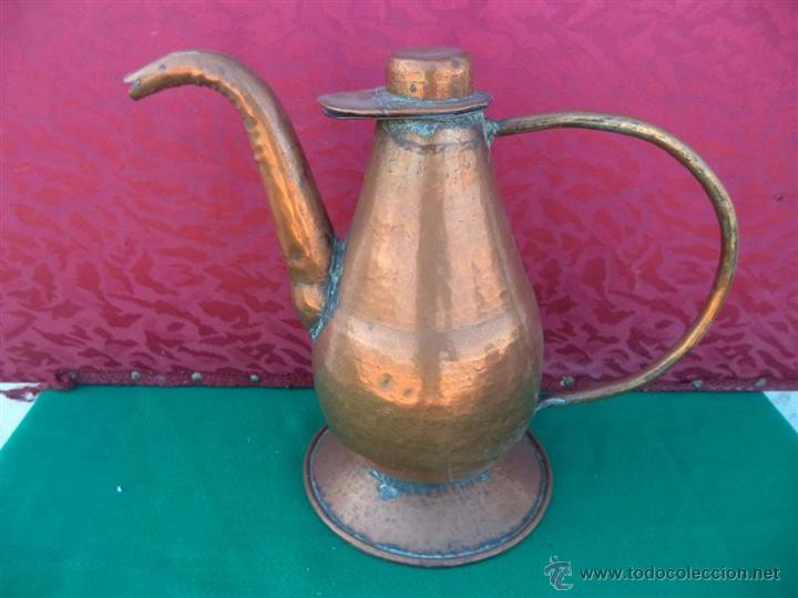 Antig&uuml;edades: cafetera de cobre de los a&ntilde;os 30 - Foto 1