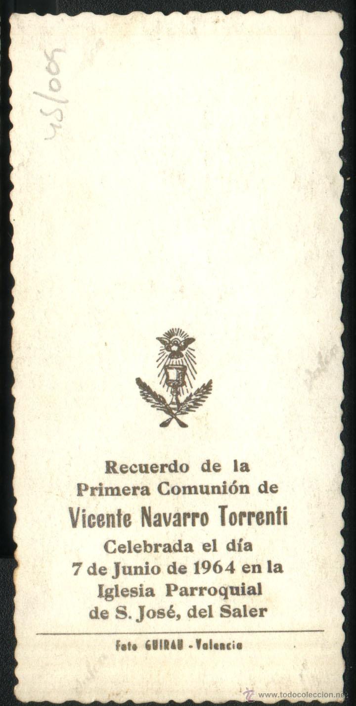 Oggetti Antichi: EL SALER - RECUERDO PRIMERA COMUNION DE VICENTE 1964