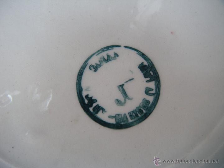 Antig&uuml;edades: ANTIGUO PLATO CON CARA DE MUJER EN RELIEVE. - Foto 2