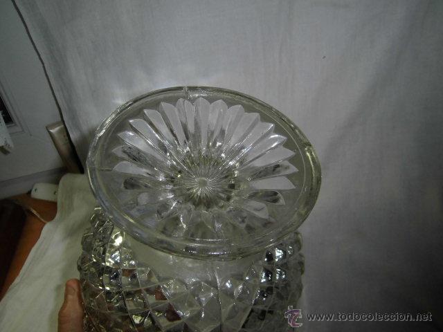 Antig&uuml;edades: BONITO CENTRO DE CRISTAL PRENSADO - Foto 4
