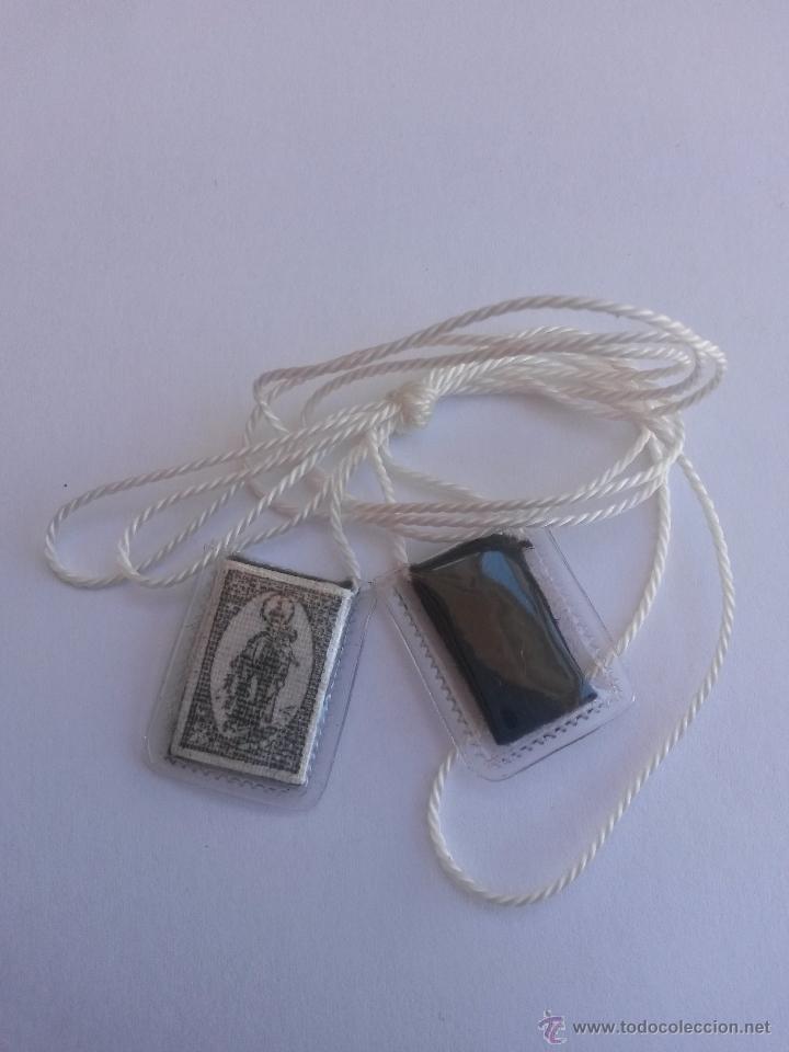 Antig&uuml;edades: Escapulario virgen del carmen - Foto 1
