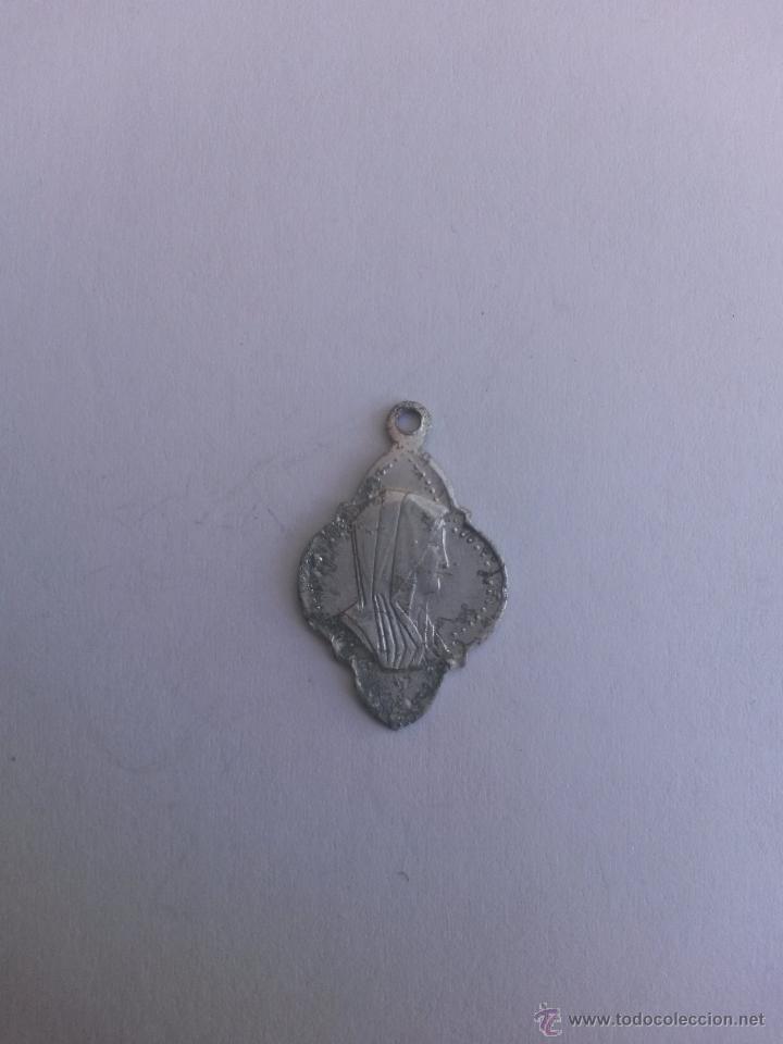 Antig&uuml;edades: Medalla religiosa de 2,1 x 1,4 cms - Foto 1