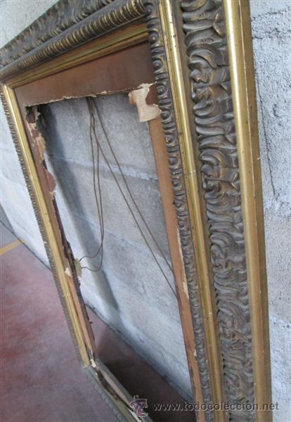 Antig&uuml;edades: Marco dorado antiguo - Foto 5